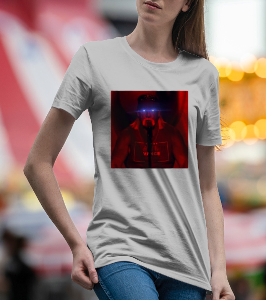 Hulk Hogan Trump Maniacs Vince Parody Red Glow Eyes T-Shirt