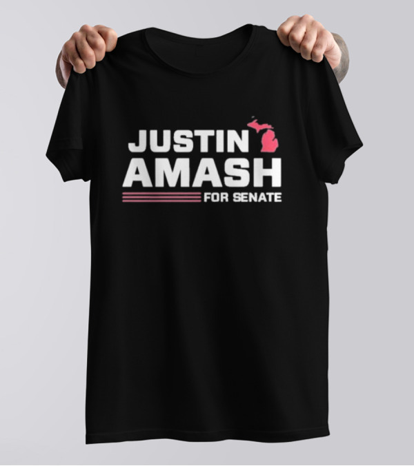 JUSTIN AMASH FOR SENATE MICHIGAN MAP T-Shirt