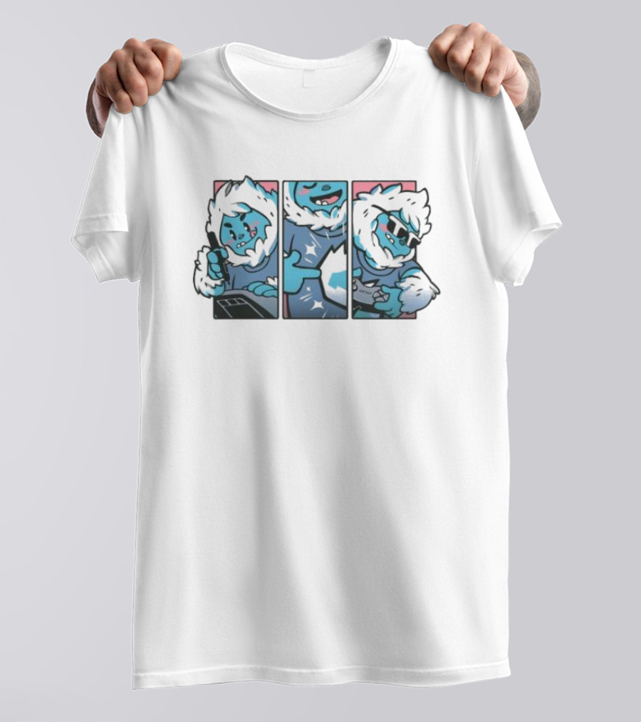 La Vie En Yetee Mikoto Gaming Comic Strip T-Shirt