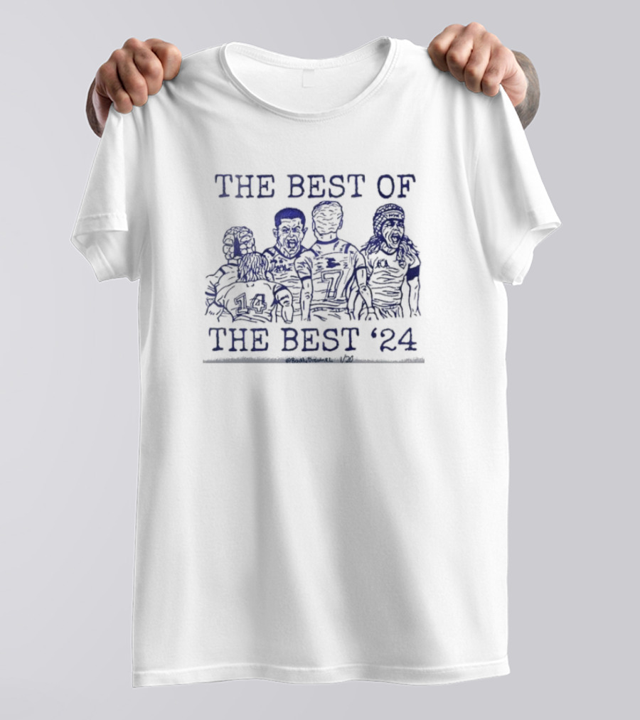 The Best Of The Best '24 Badly Drawn Rugby Players 14 7 T-Shirt