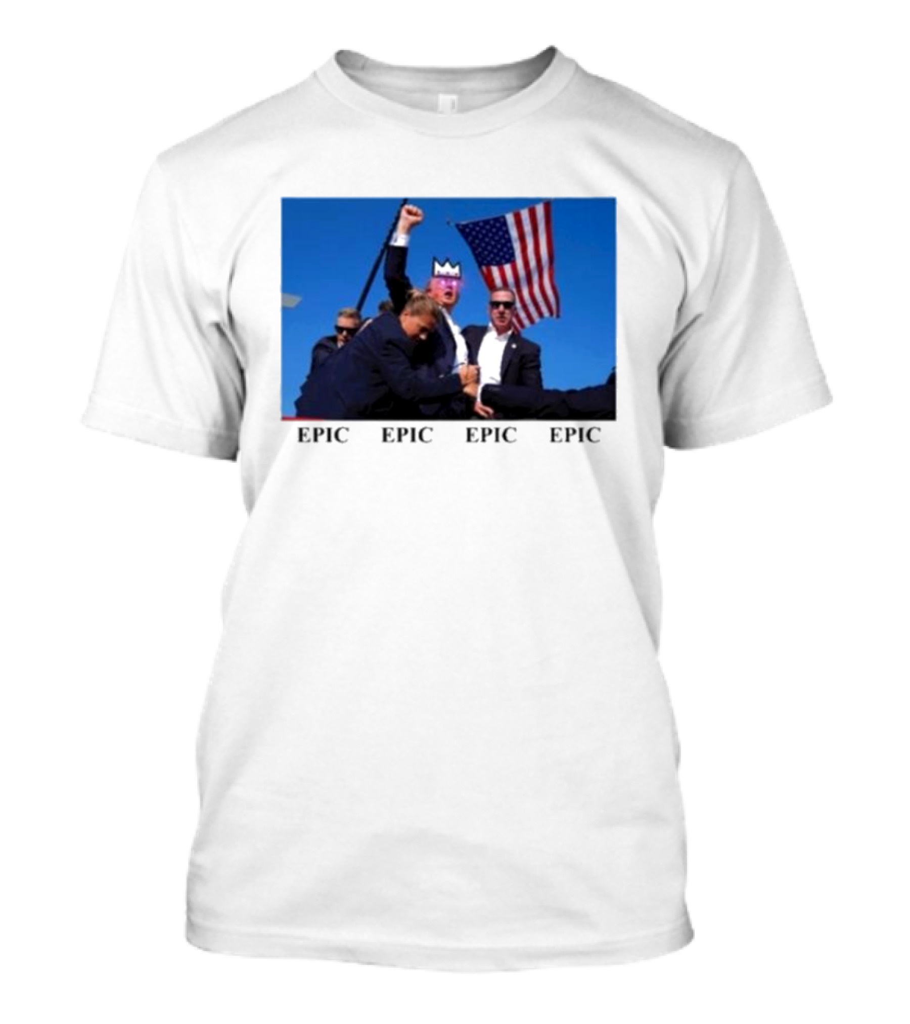 Epic Day Trump Flag Fight T-Shirt