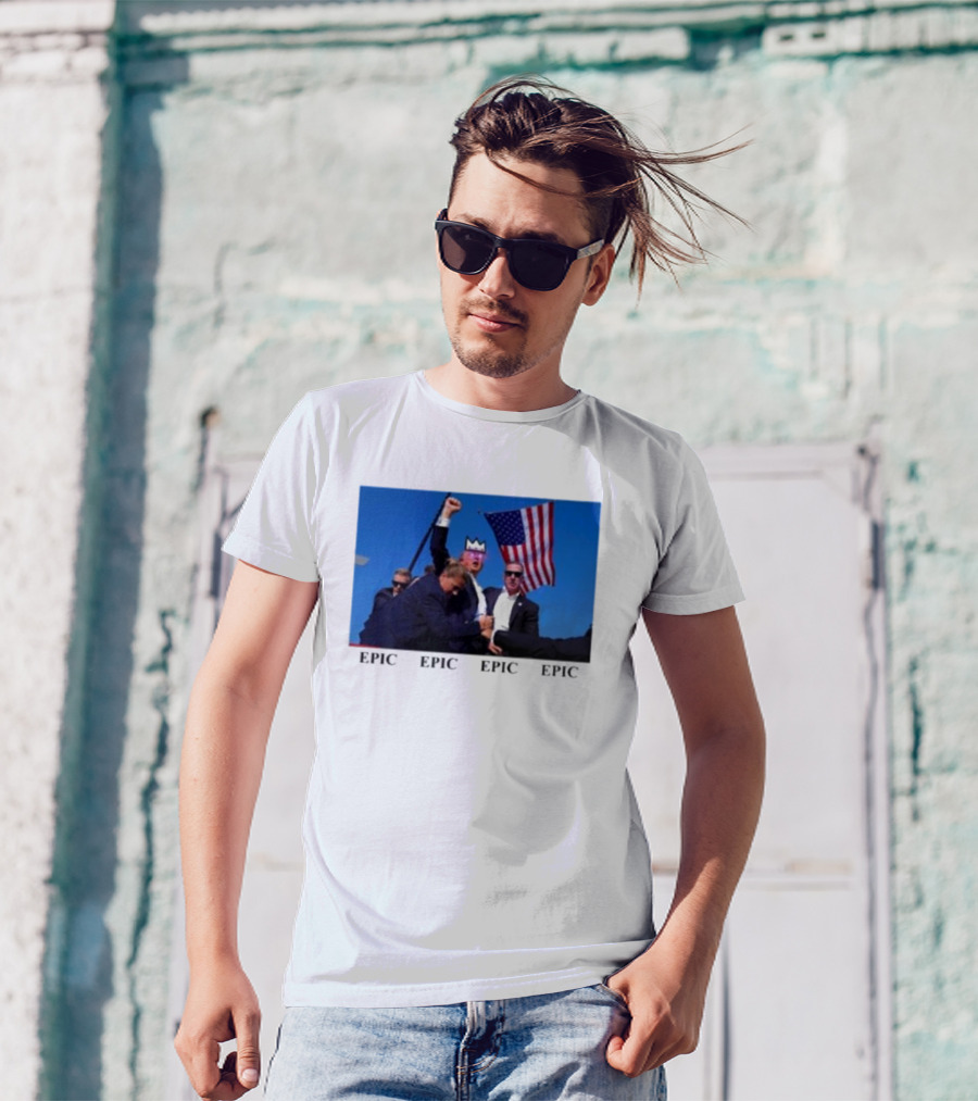 Epic Day Trump Flag Fight T-Shirt
