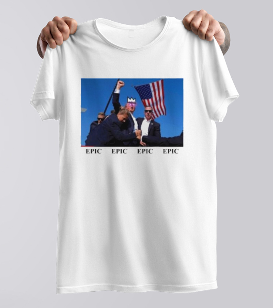 Epic Day Trump Flag Fight T-Shirt