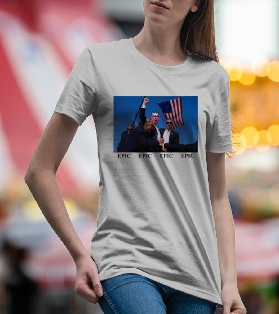 Epic Day Trump Flag Fight T-Shirt