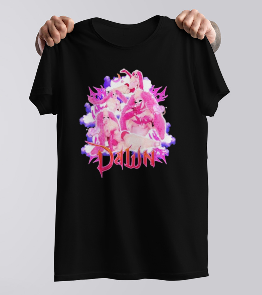 Dawnverse Dragcon Pink Fantasy T-Shirt