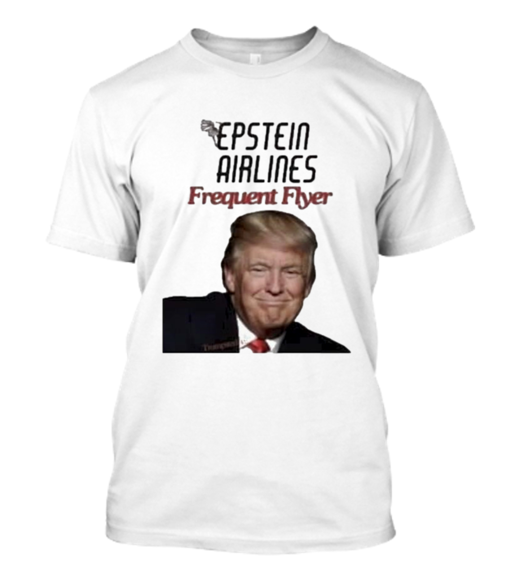Epstein Airlines Frequent Flyer Donald Trump T-Shirt