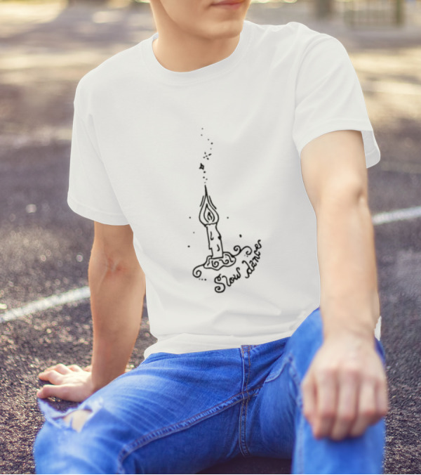 Slow Dancer Candle Charm T-Shirt