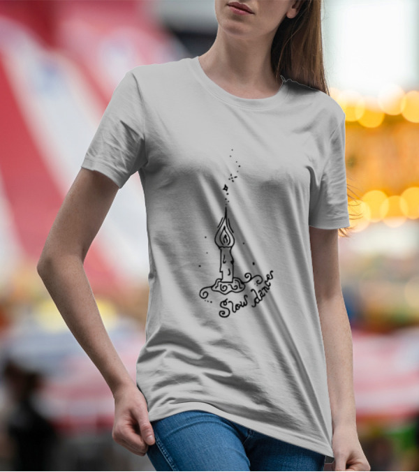 Slow Dancer Candle Charm T-Shirt
