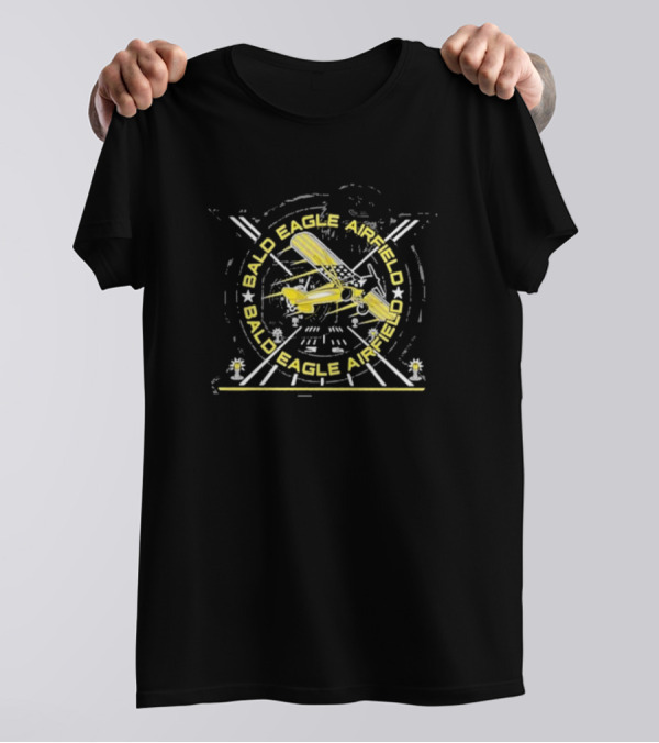 Bald Eagle Airfield Cleetus McFarland Airplane T-Shirt