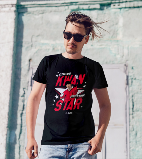 Cleveland Kwan Steven Kwan Star Baseball Clutch Olympics T-Shirt