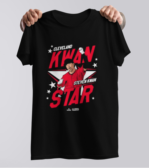 Cleveland Kwan Steven Kwan Star Baseball Clutch Olympics T-Shirt