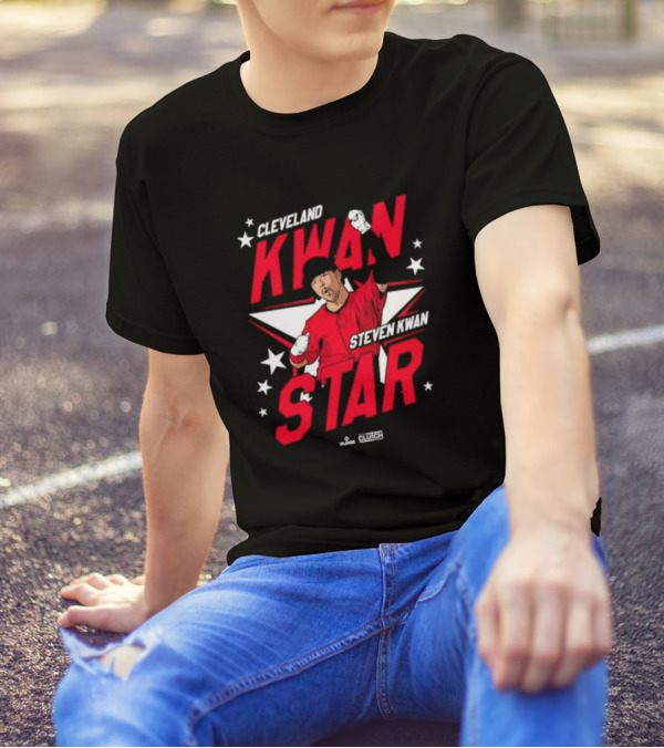 Cleveland Kwan Steven Kwan Star Baseball Clutch Olympics T-Shirt