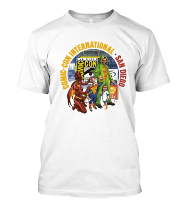 Comic-Con International San Diego Comic-Con 2024 Superheroes T-Shirt