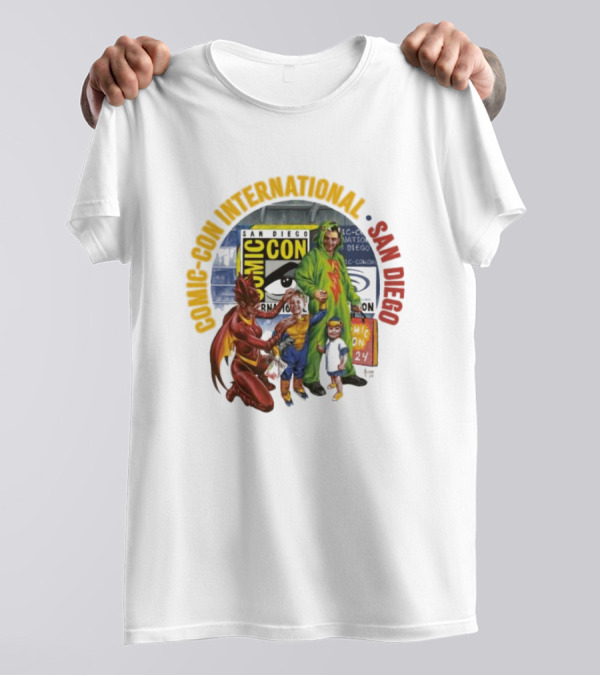 Comic-Con International San Diego Comic-Con 2024 Superheroes T-Shirt