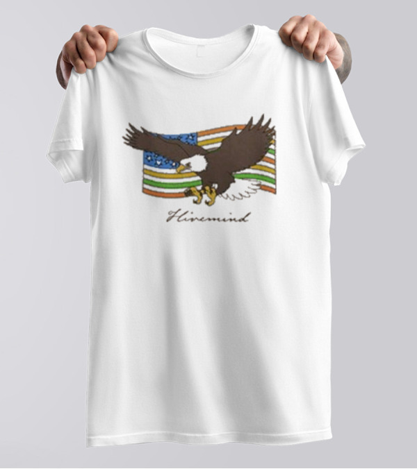 Copes Hivemind Flag Eagle On Colorful T-Shirt