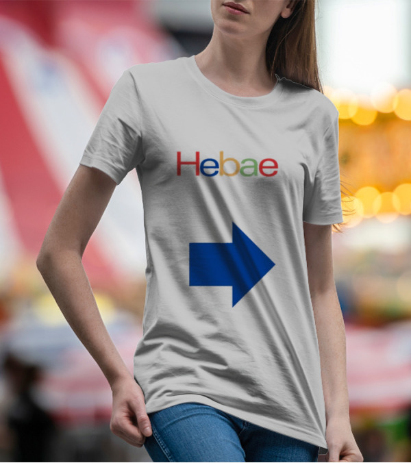 Cursed Couple’s Hebae Shebae Google Arrow T-Shirt