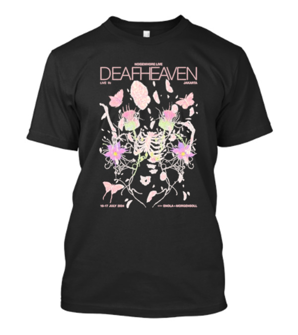 Deafheaven Live In Jakarta Noisewhore July 16-17 2024 With Enola And Morgensoll T-Shirt