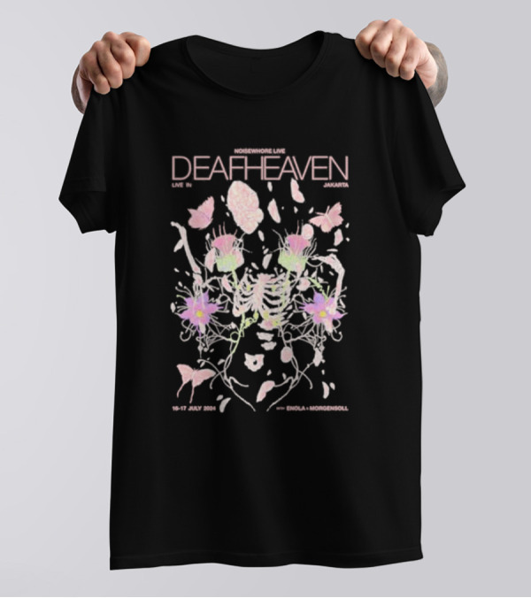 Deafheaven Live In Jakarta Noisewhore July 16-17 2024 With Enola And Morgensoll T-Shirt