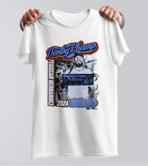 Derby Champ Teoscar Hernandez Arlington TX 2024 Baseball T-Shirt