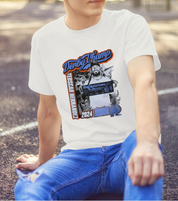 Derby Champ Teoscar Hernandez Arlington TX 2024 Baseball T-Shirt