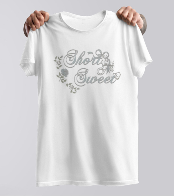 Short N Sweet Sabrina Carpenter Floral T-Shirt