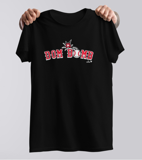 Dom Bomb Baseball Icon With Explosive Star T-Shirt