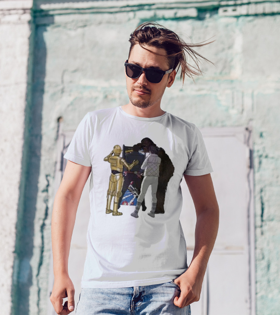 Asteroids Video Game Star Wars Characters T-Shirt