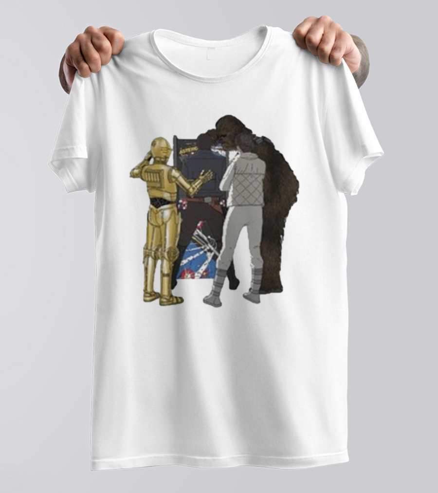 Asteroids Video Game Star Wars Characters T-Shirt
