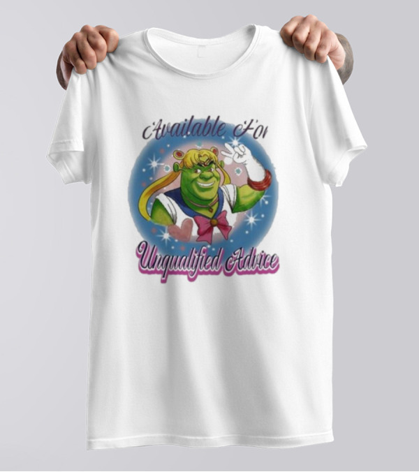 Available Ogre For Unqualified Advice Sailor Moon T-Shirt