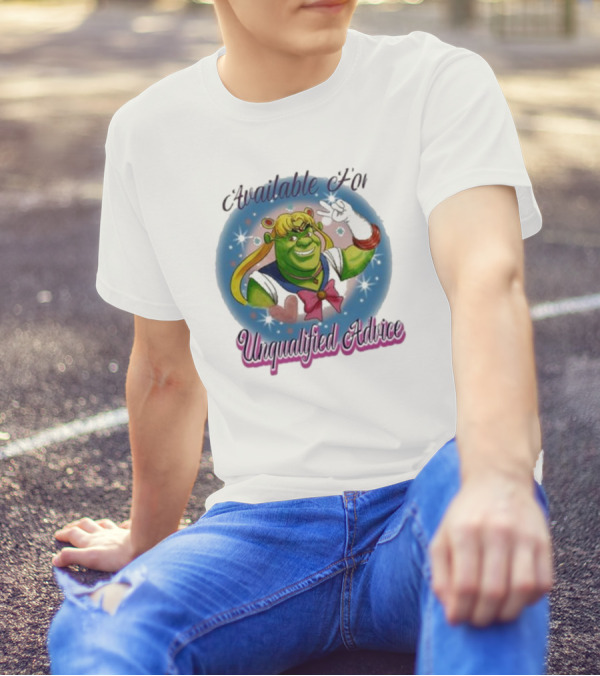 Available Ogre For Unqualified Advice Sailor Moon T-Shirt