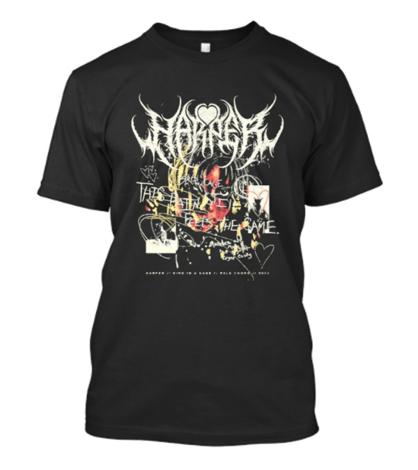 Harper Ft. Bird In A Cage This Pain Feels The Same 2024 Pale Chord Hearts And Graffiti T-Shirt