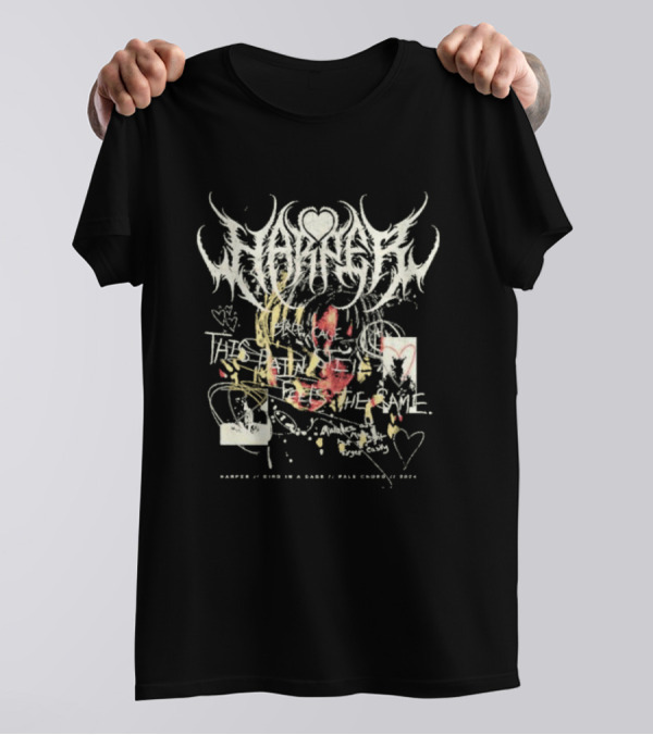 Harper Ft. Bird In A Cage This Pain Feels The Same 2024 Pale Chord Hearts And Graffiti T-Shirt