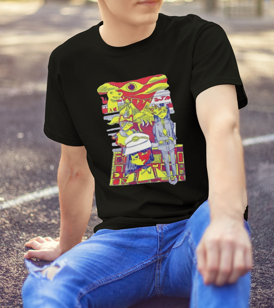 ENA Blood Hub Characters Gaming T-Shirt