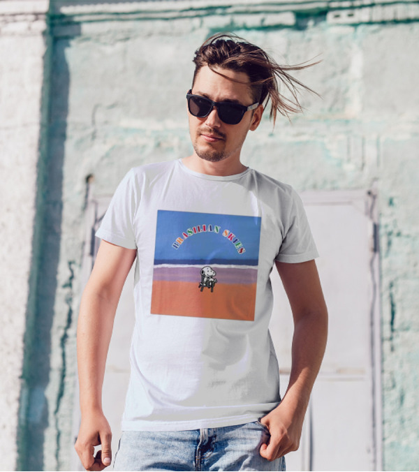 Brasilian Skies Snoopy Beach Scene T-Shirt