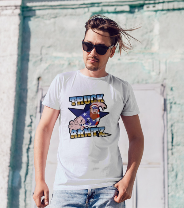 Brent Terhune Truck Rantz Patriotic Bearded Character T-Shirt