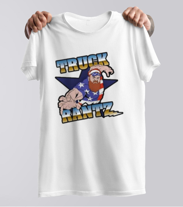 Brent Terhune Truck Rantz Patriotic Bearded Character T-Shirt