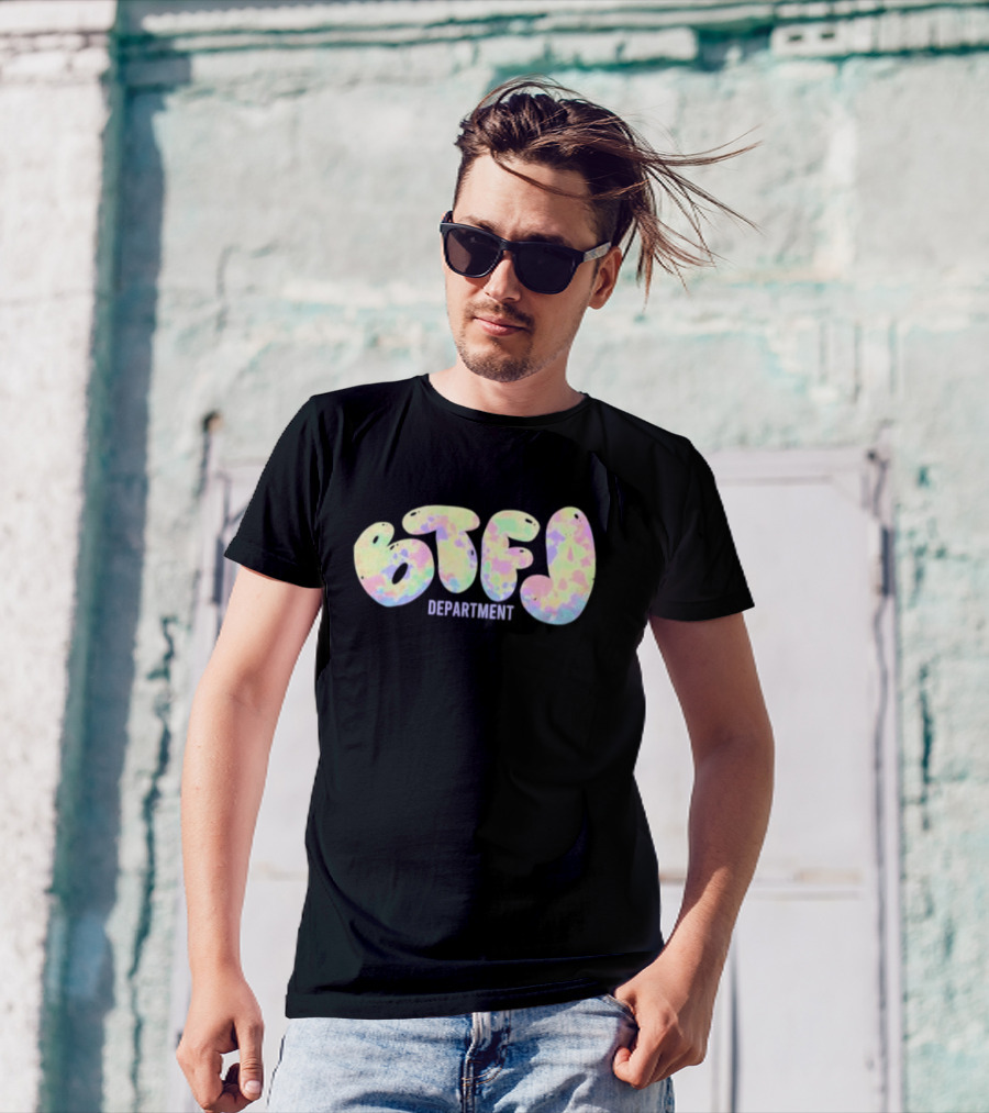 Btfl Studio Department Colorful Abstract Lettering T-Shirt