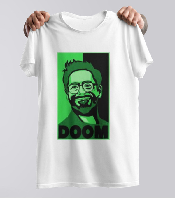 Screencrush Robert Downey Jr Doom T-Shirt