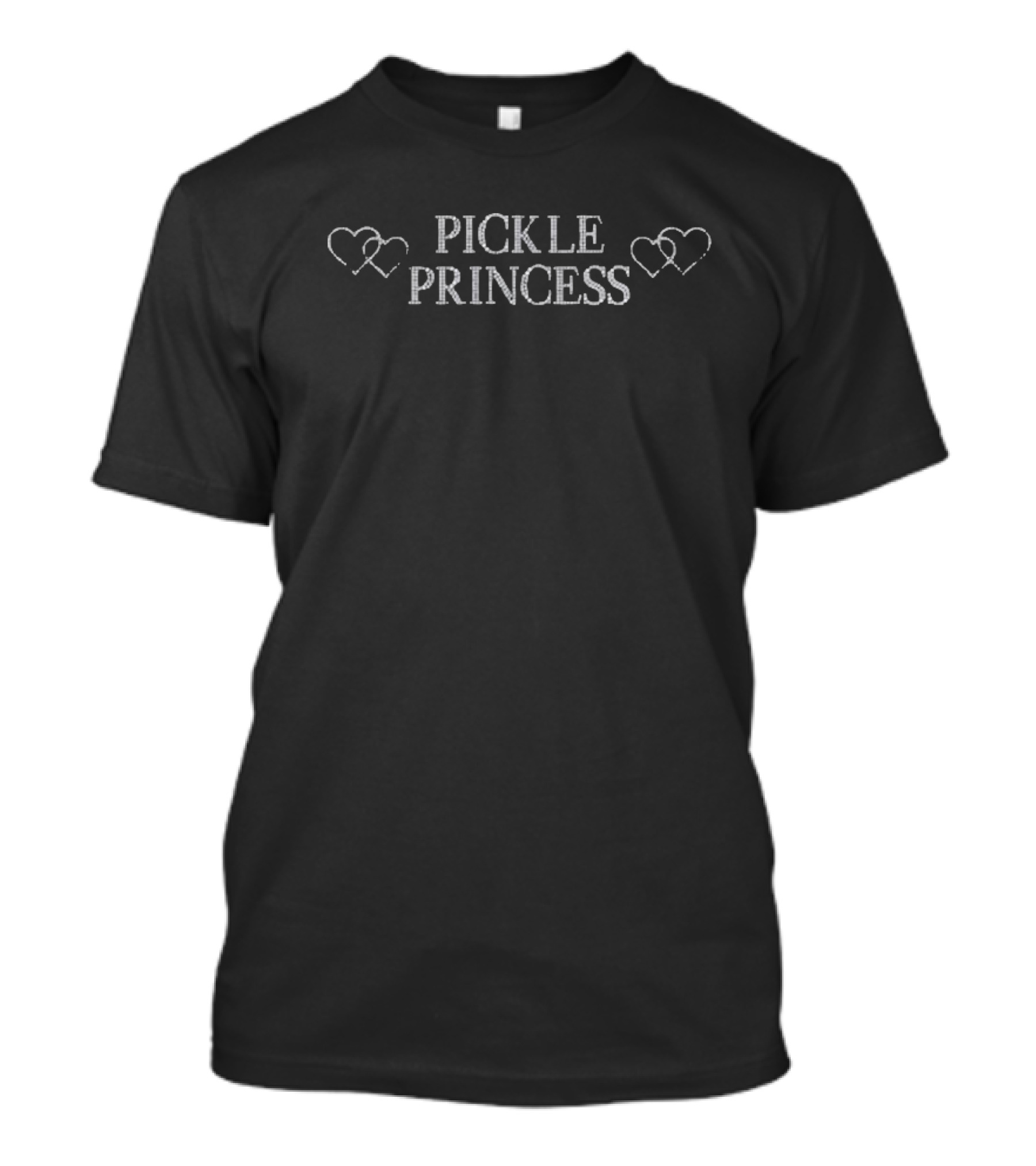 Selena Gomez Wearing Pickle Princess Heart Motif T-Shirt