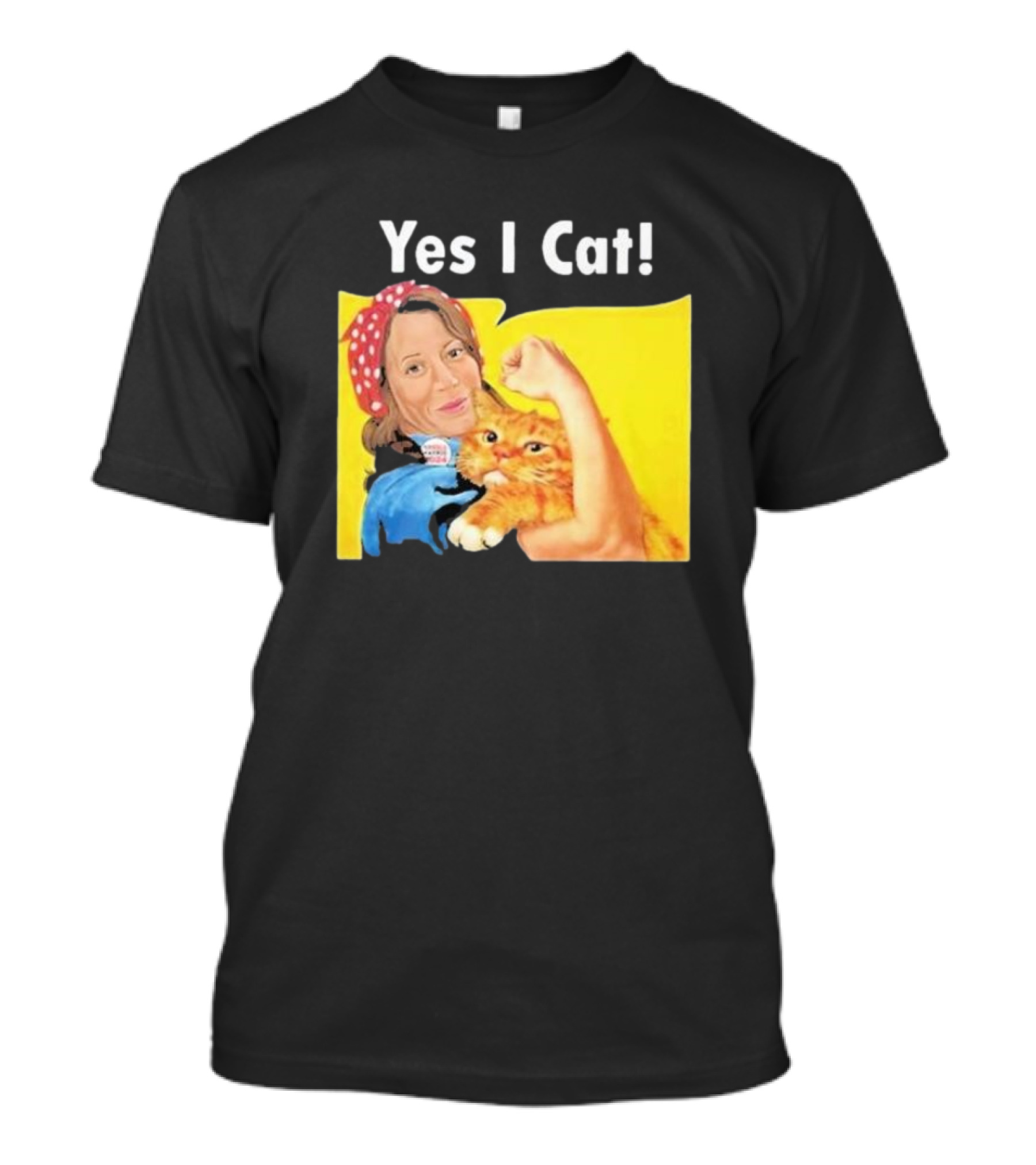 Yes I Cat Strong Woman Kamala President T-Shirt