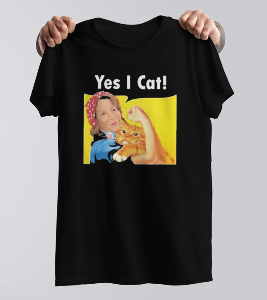 Yes I Cat Strong Woman Kamala President T-Shirt