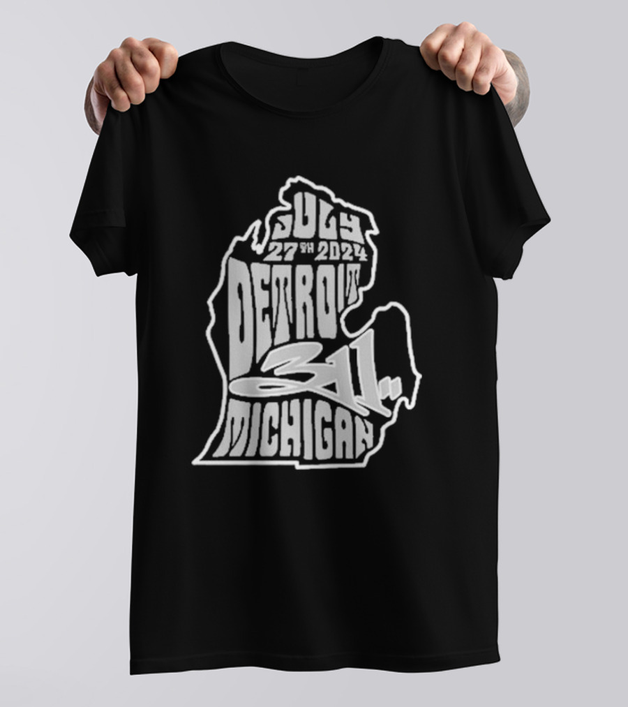 July 27 2024 Detroit 311 Michigan T-Shirt