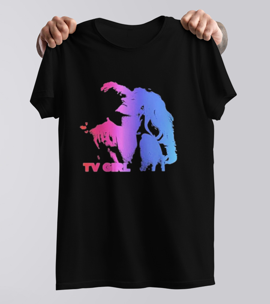 TV Girl Band French Exit Tour Psychedelic Couple T-Shirt