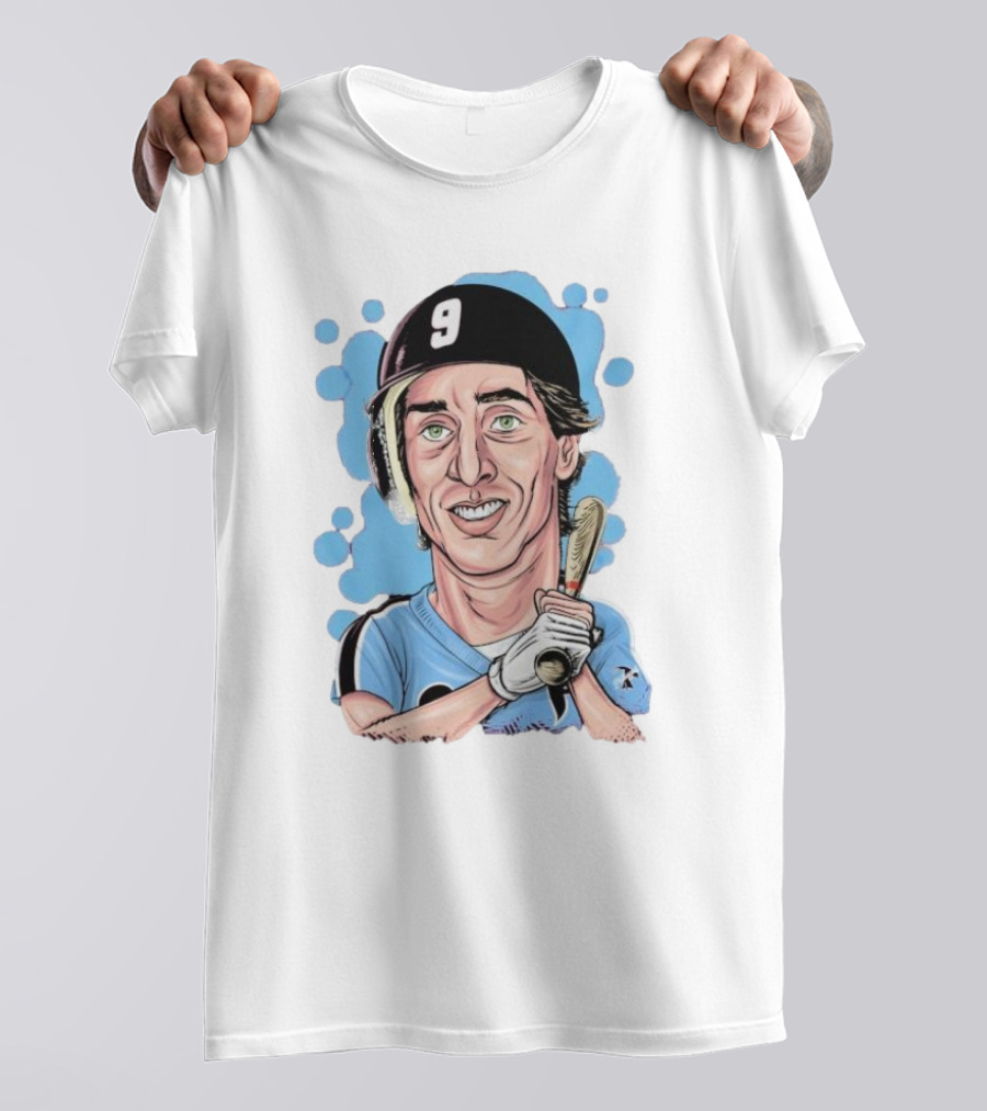 Von Hayes Goat Philadelphia Phillies Baseball Number 9 Cartoon T-Shirt
