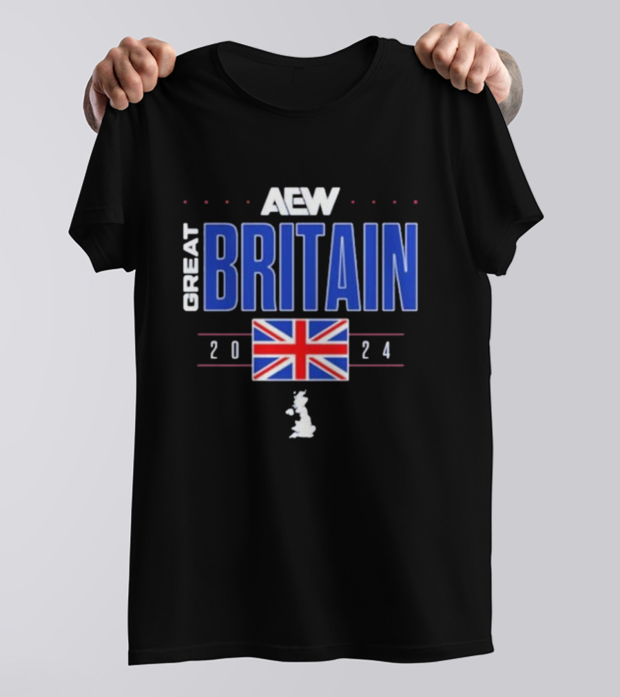 AEW Great Britain 2024 Wrestle Where The Best T-Shirt