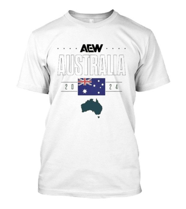 AEW Australia 2024 Where The Best Wrestle T-Shirt