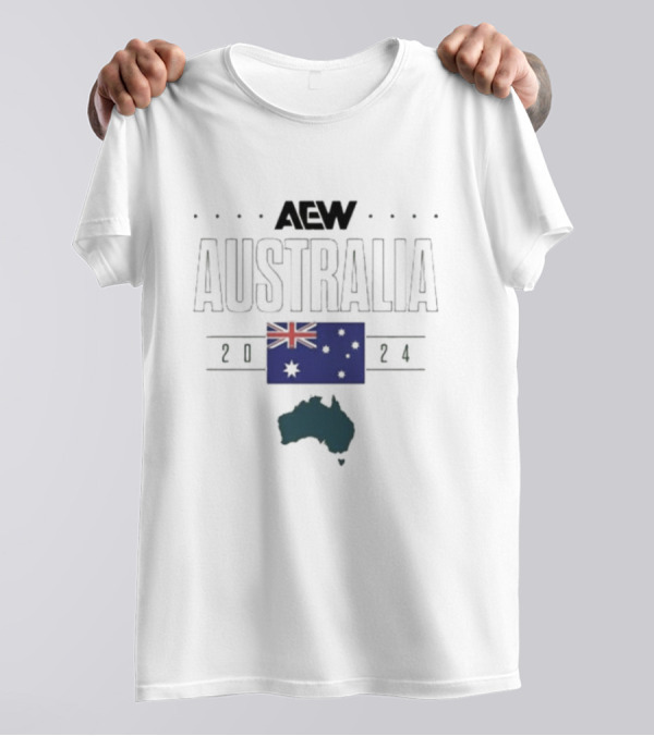 AEW Australia 2024 Where The Best Wrestle T-Shirt