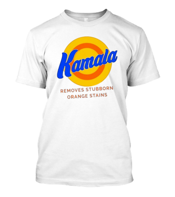 Kamala Removes Stubborn Orange Stains Logo With Target Circle T-Shirt