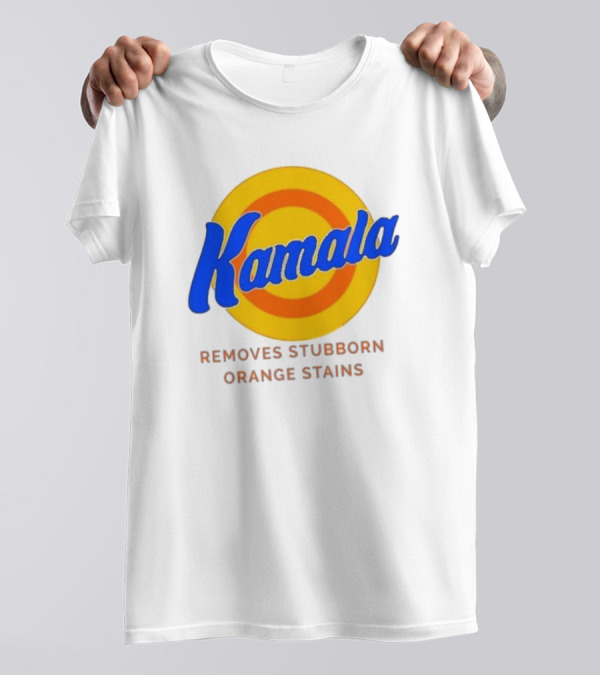 Kamala Removes Stubborn Orange Stains Logo With Target Circle T-Shirt