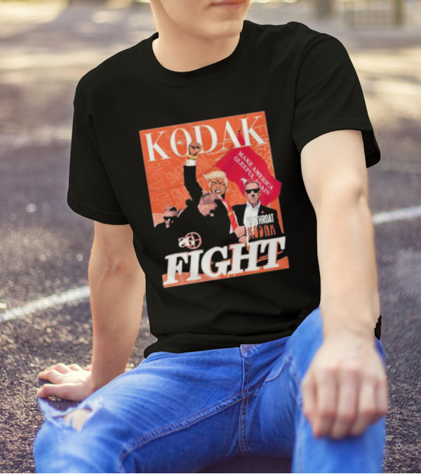 Kodak Fight Kutthroat Make America Gleeful Again T-Shirt